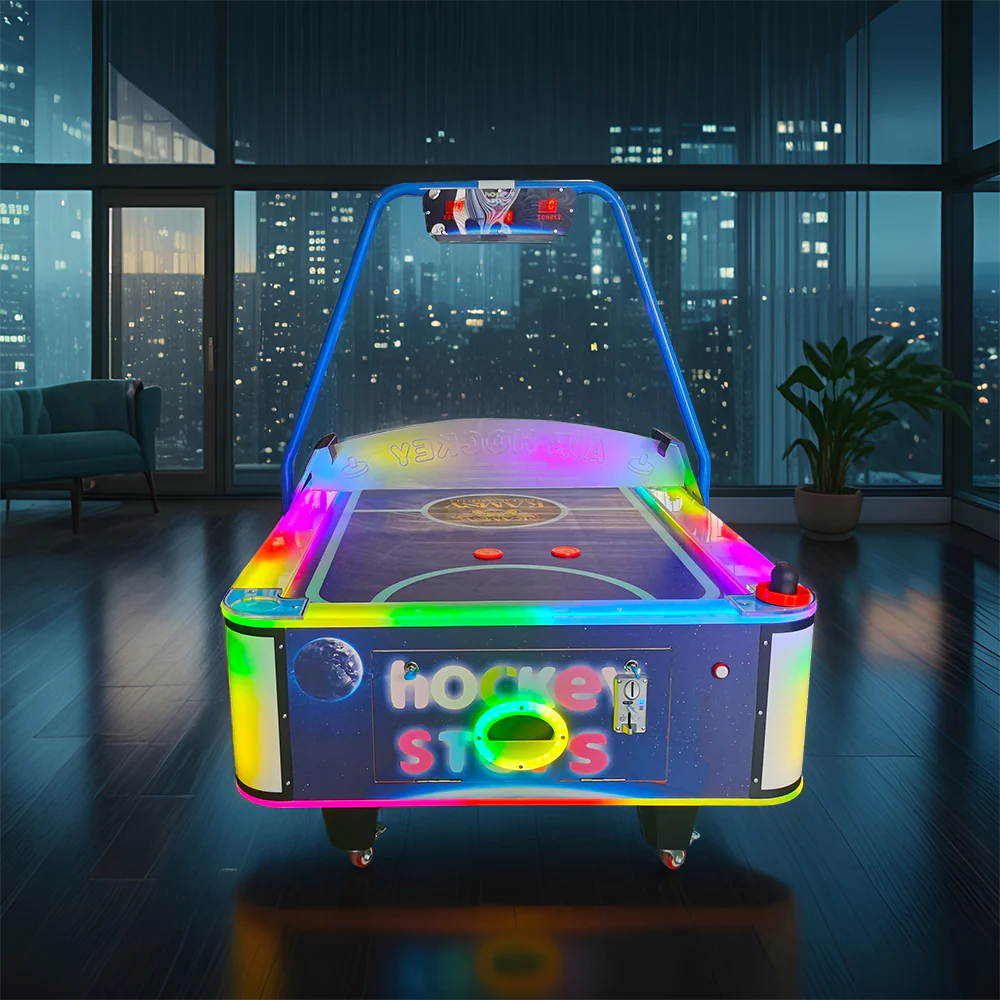 AIRMAX 8FT LED Air Hockey Table Office Hotel Event Roadshow Stylish Indoor Entertainment - Image 4