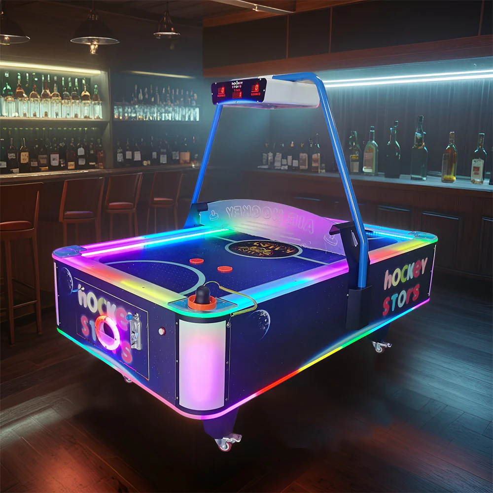 AIRMAX 8FT LED Air Hockey Table Office Hotel Event Roadshow Stylish Indoor Entertainment - Image 5
