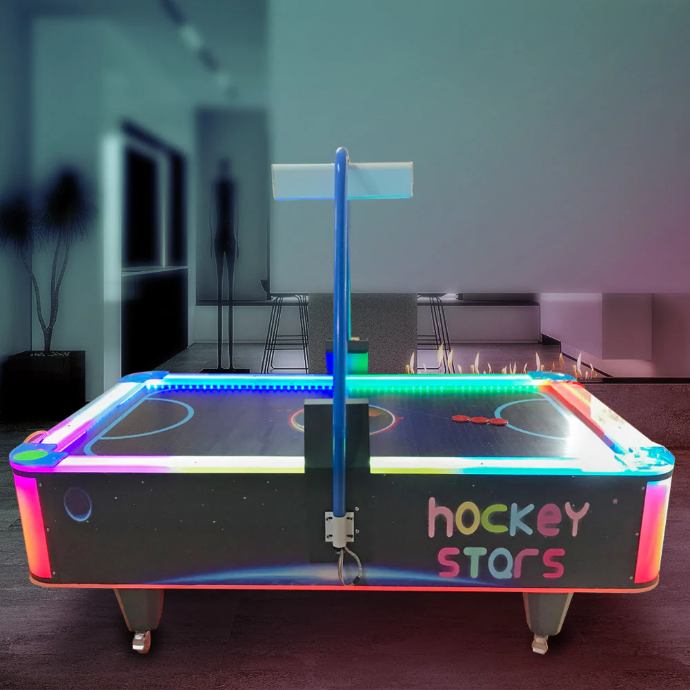 AIRMAX 8FT LED Air Hockey Table Office Hotel Event Roadshow Stylish Indoor Entertainment - Image 6