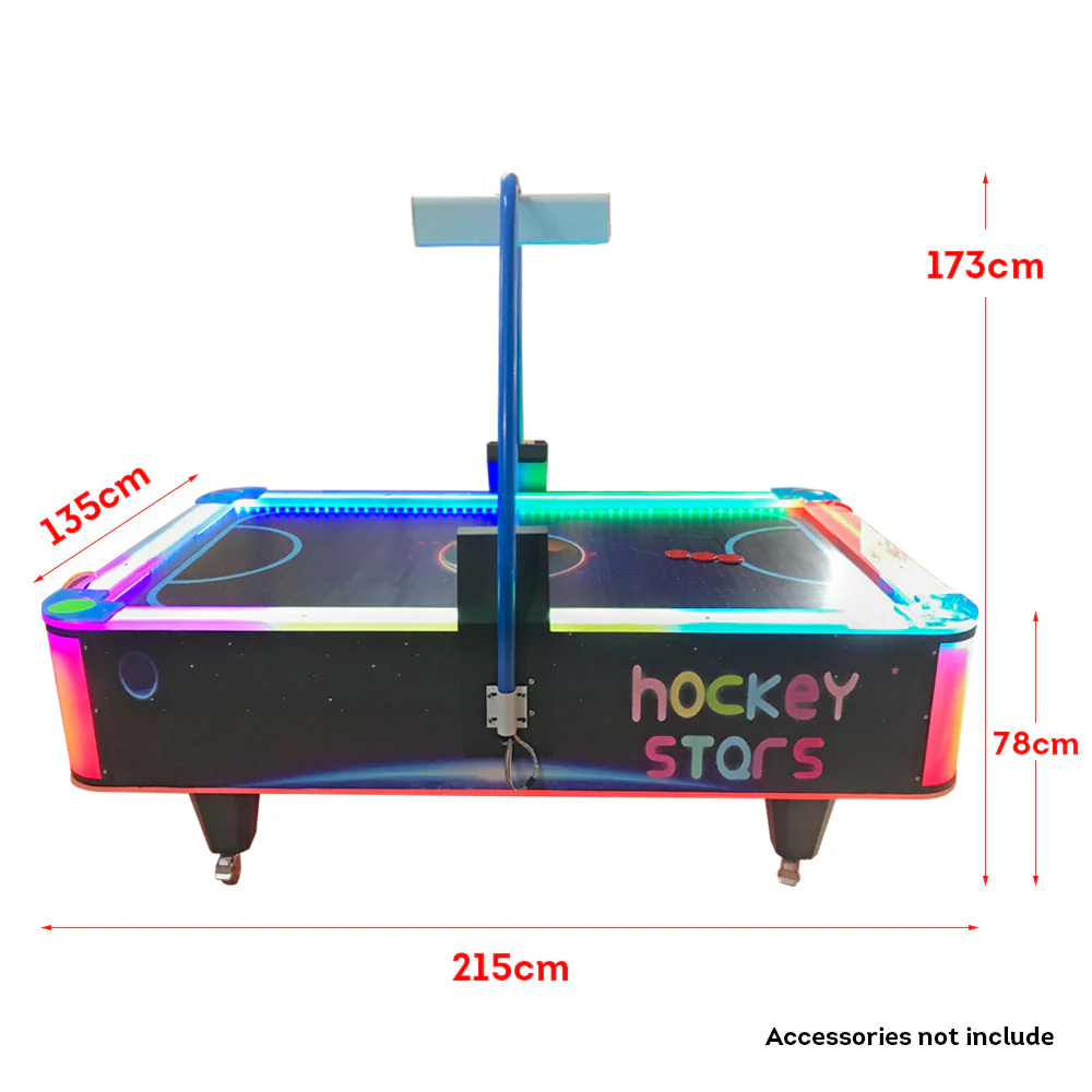 AIRMAX 8FT LED Air Hockey Table Office Hotel Event Roadshow Stylish Indoor Entertainment - Image 7