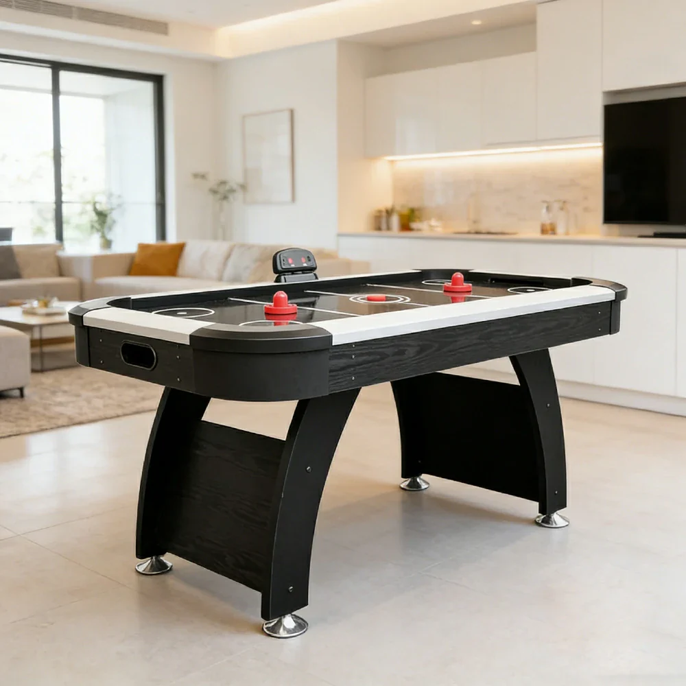 AIRMAX AH13 6FT Air Hockey Table Black - Image 3