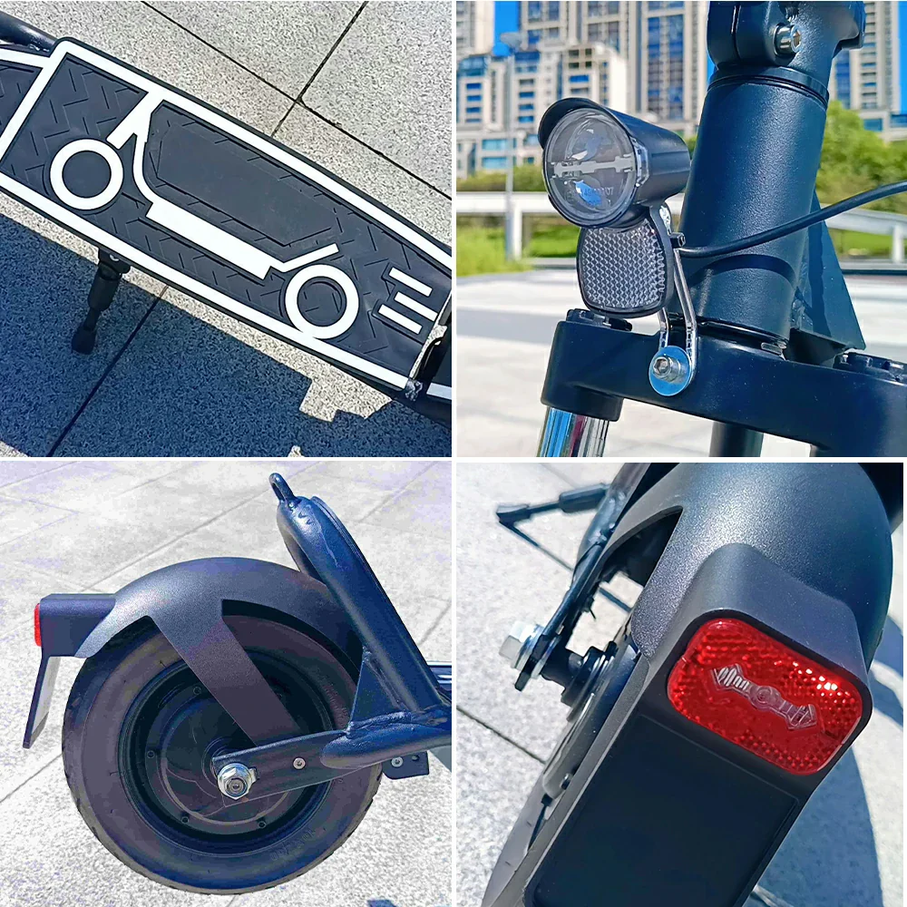 AKEZ DT01 400W 36V 7.8Ah/10.4Ah/13Ah Max Speed 30KM/H Adult Commuter - Black - Image 3