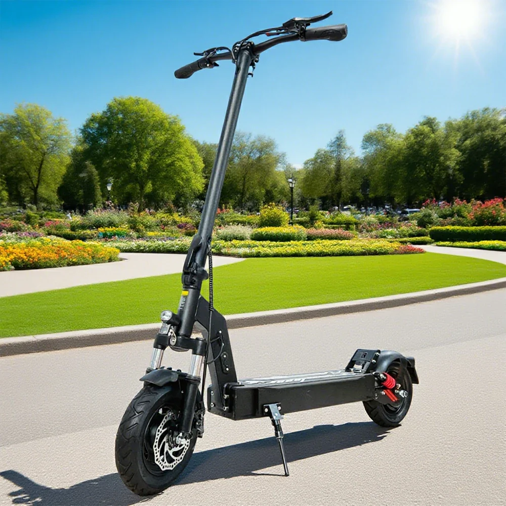 AKEZ DT08 500W 48V 13Ah Max Speed 40KM/H Adult Commuter - Black - Image 4