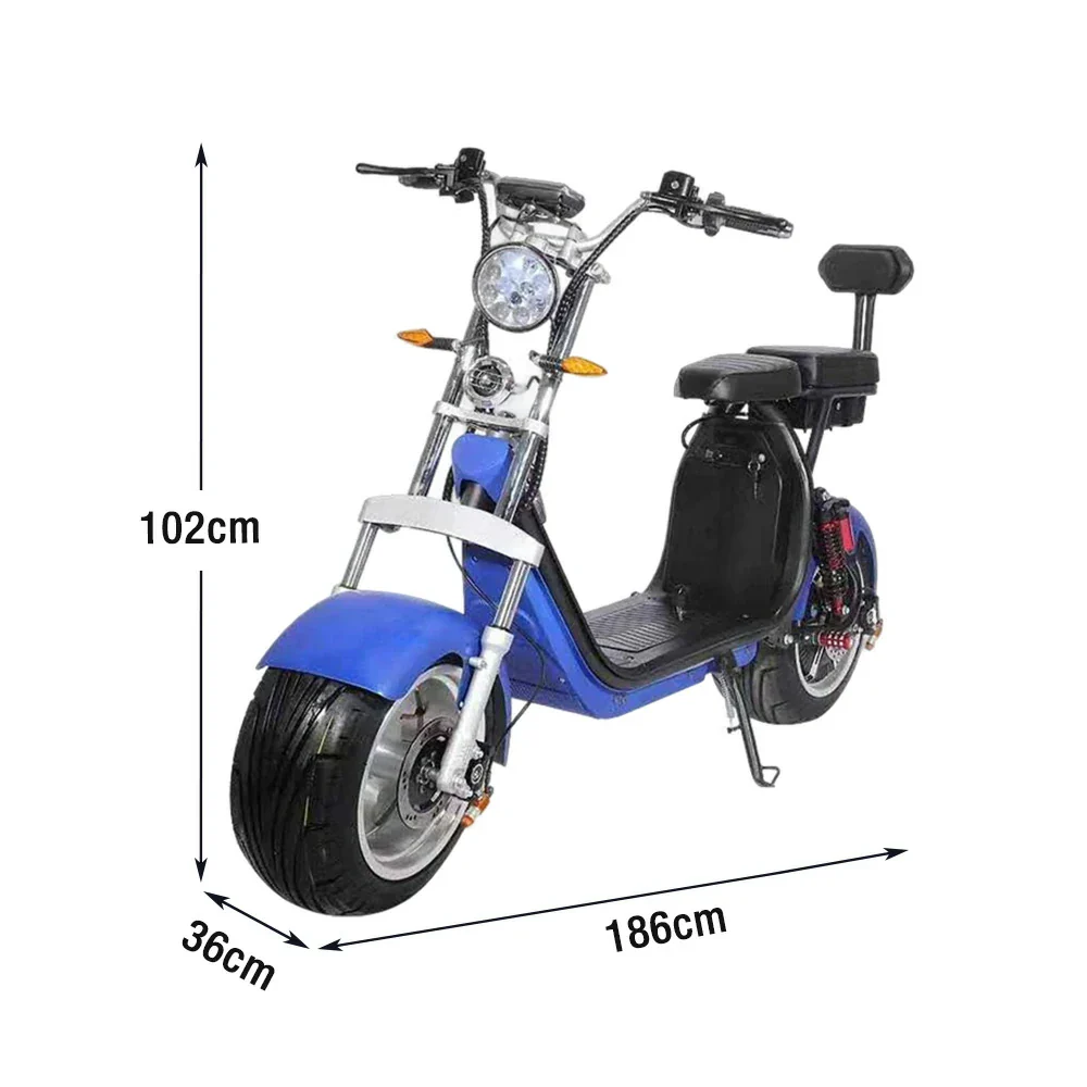 AKEZ Harley Electric Bike 60V20A, 3000W Brushless Motor, Removable Lithium Battery, 12-inch Tyres, Dual Suspension Cruise at 25km/h - Unlock More Power (Details Inside)* - Image 5