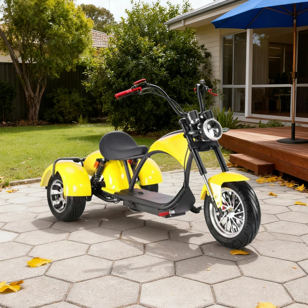 AKEZ Harley Harley Electric Bike 60V 2000W Brushless Motor, Removable Lithium Battery, 12-inch Tyres, Dual Suspension Cruise at 25km/h - Unlock More Power (Details Inside)* - Image 4