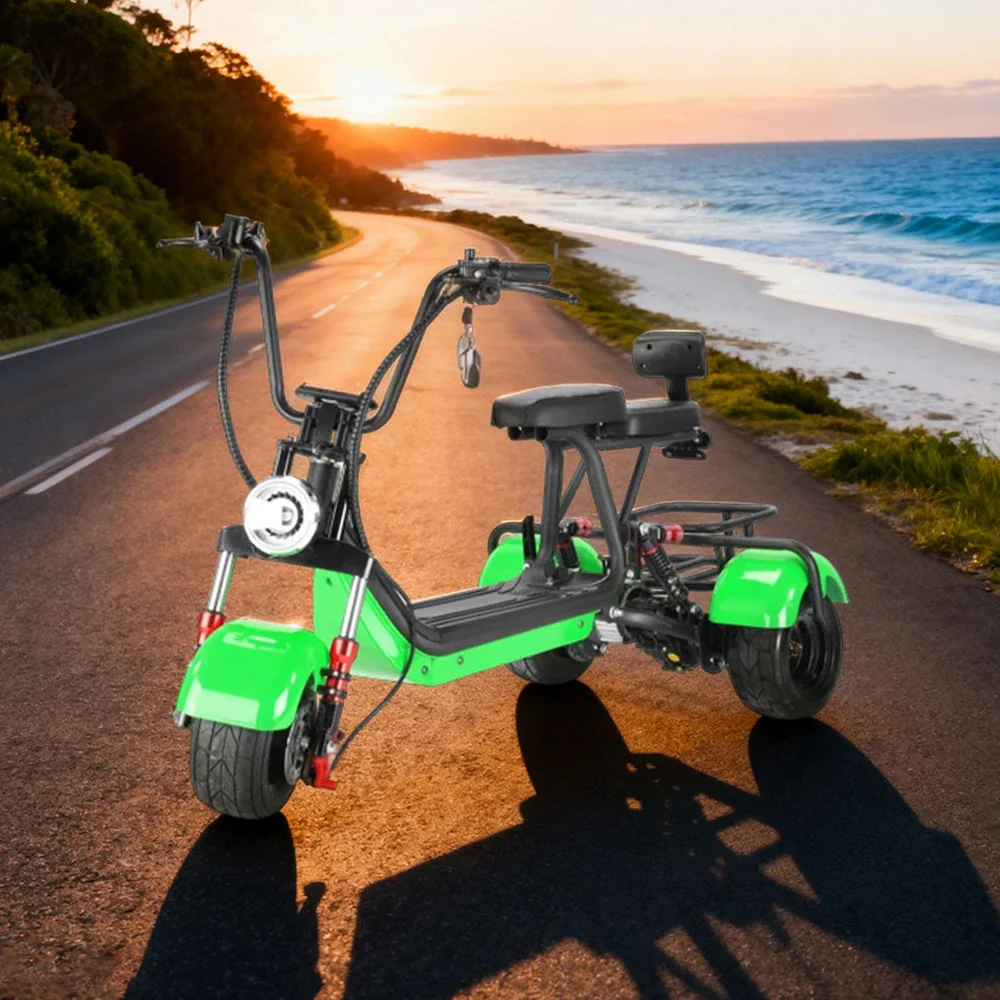 AKEZ Harley Electric Bike 48V 800W Brushless Motor, Removable Lithium Battery, 6-inch Tyres, Aluminium Suspension Dual-Bar Foldable Handlebar Cruise at 25km/h - Unlock More Power (Details Inside)* - Image 2