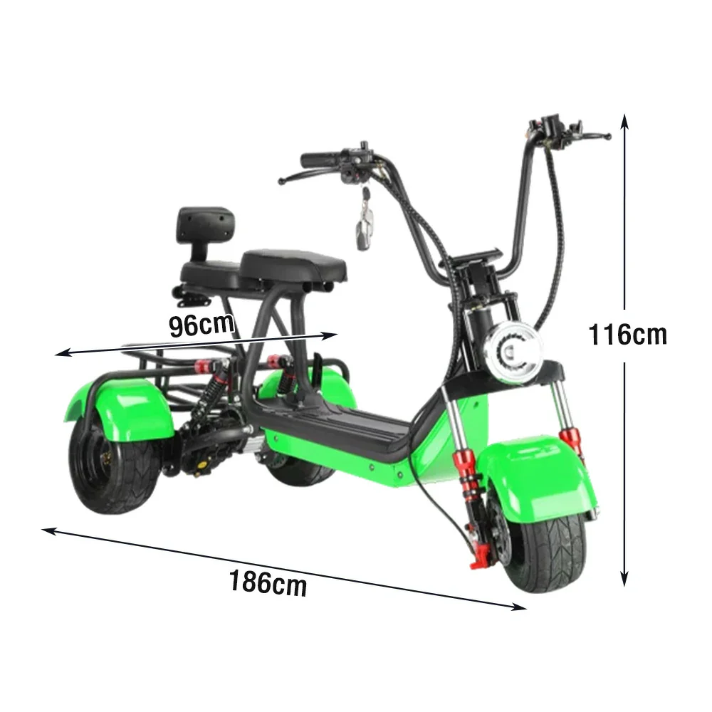 AKEZ Harley Electric Bike 48V 800W Brushless Motor, Removable Lithium Battery, 6-inch Tyres, Aluminium Suspension Dual-Bar Foldable Handlebar Cruise at 25km/h - Unlock More Power (Details Inside)* - Image 5