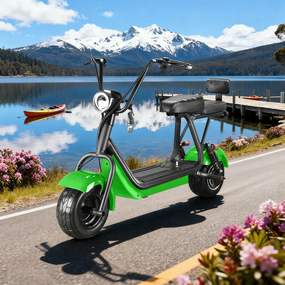 AKEZ Harley Electric Bike 60V 1500/2000W Brushless Motor, Removable Lithium Battery, 8-inch Vacuum Tyres Waterproof Base Design Cruise at 25km/h - Unlock More Power (Details Inside)* - Image 2