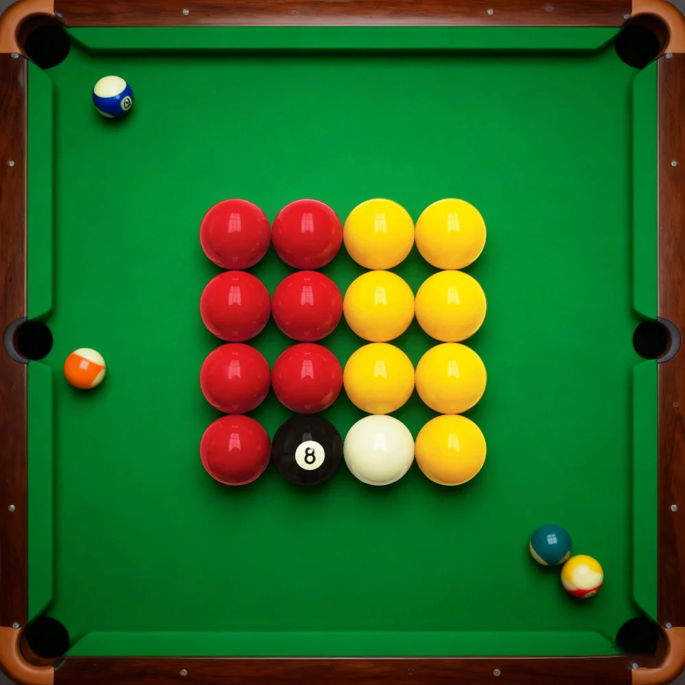 Professional Casino Balls 2" Boxed Set, Precision Resin Billiard Ball Pack with Luster Finish - Image 3