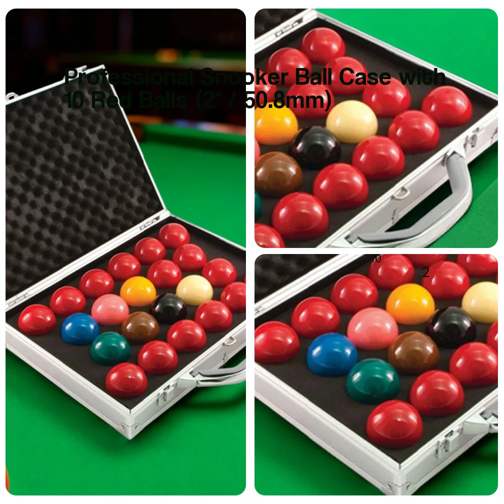 ARIX 1G Snooker Ball Set, High-Precision Phenolic Resin Balls with Aluminum Case - Image 3
