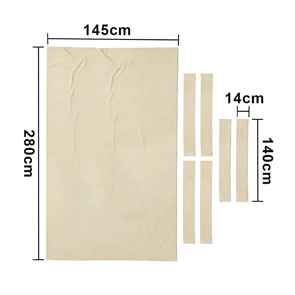 ARIX 7/8/9FT Billiard Table Cloth - High-Density Wool Blend, Anti-Pilling Durable Fabric for Smooth & Accurate Play - Beige - Image 8