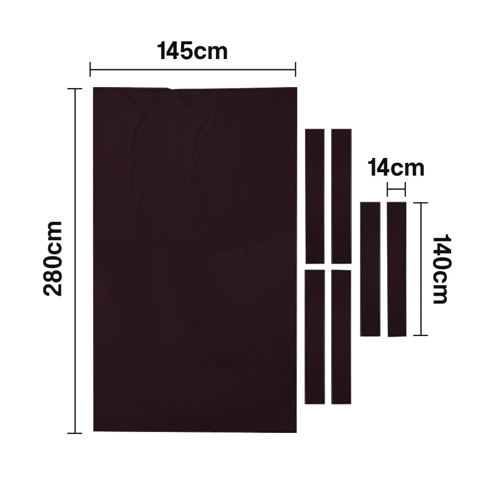 ARIX 7/8/9FT Billiard Table Cloth - High-Density Wool Blend, Anti-Pilling Durable Fabric for Smooth & Accurate Play - Brick Red - Image 8