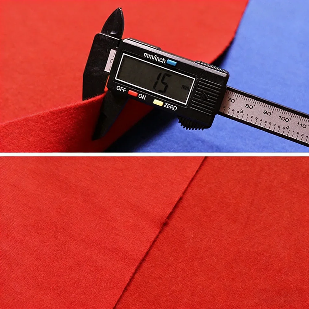 ARIX 7/8/9FT Billiard Table Cloth - High-Density Wool Blend, Anti-Pilling Durable Fabric for Smooth & Accurate Play - Bright Red - Image 5