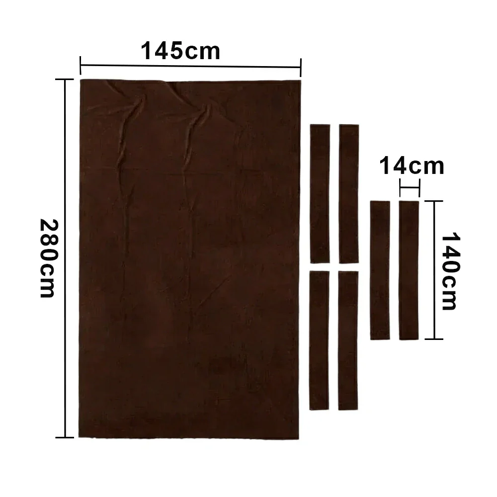ARIX 7/8/9FT Billiard Table Cloth - High-Density Wool Blend, Anti-Pilling Durable Fabric for Smooth & Accurate Play - Chocolate Brown - Image 8