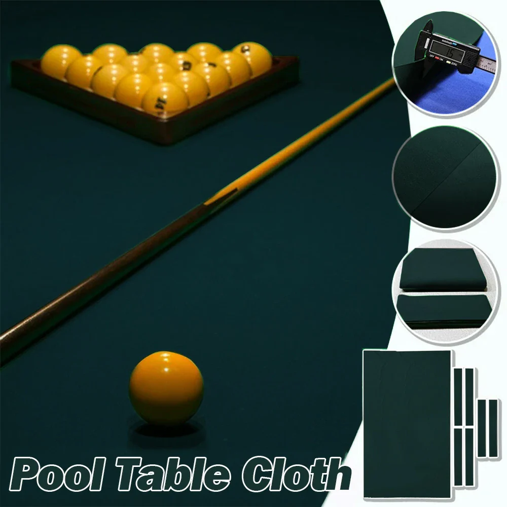 ARIX 7/8/9FT Billiard Table Cloth - High-Density Wool Blend, Anti-Pilling Durable Fabric for Smooth & Accurate Play - Forest Green - Image 3