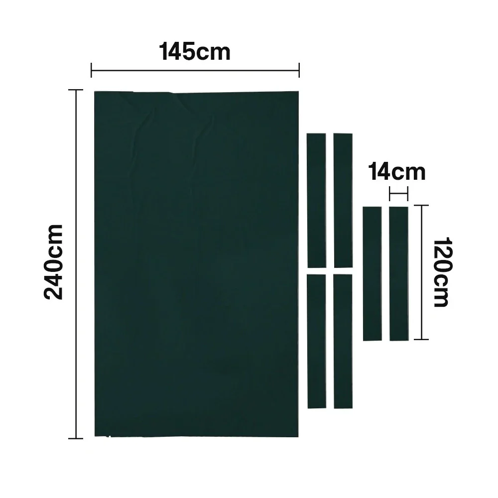ARIX 7/8/9FT Billiard Table Cloth - High-Density Wool Blend, Anti-Pilling Durable Fabric for Smooth & Accurate Play - Forest Green - Image 6