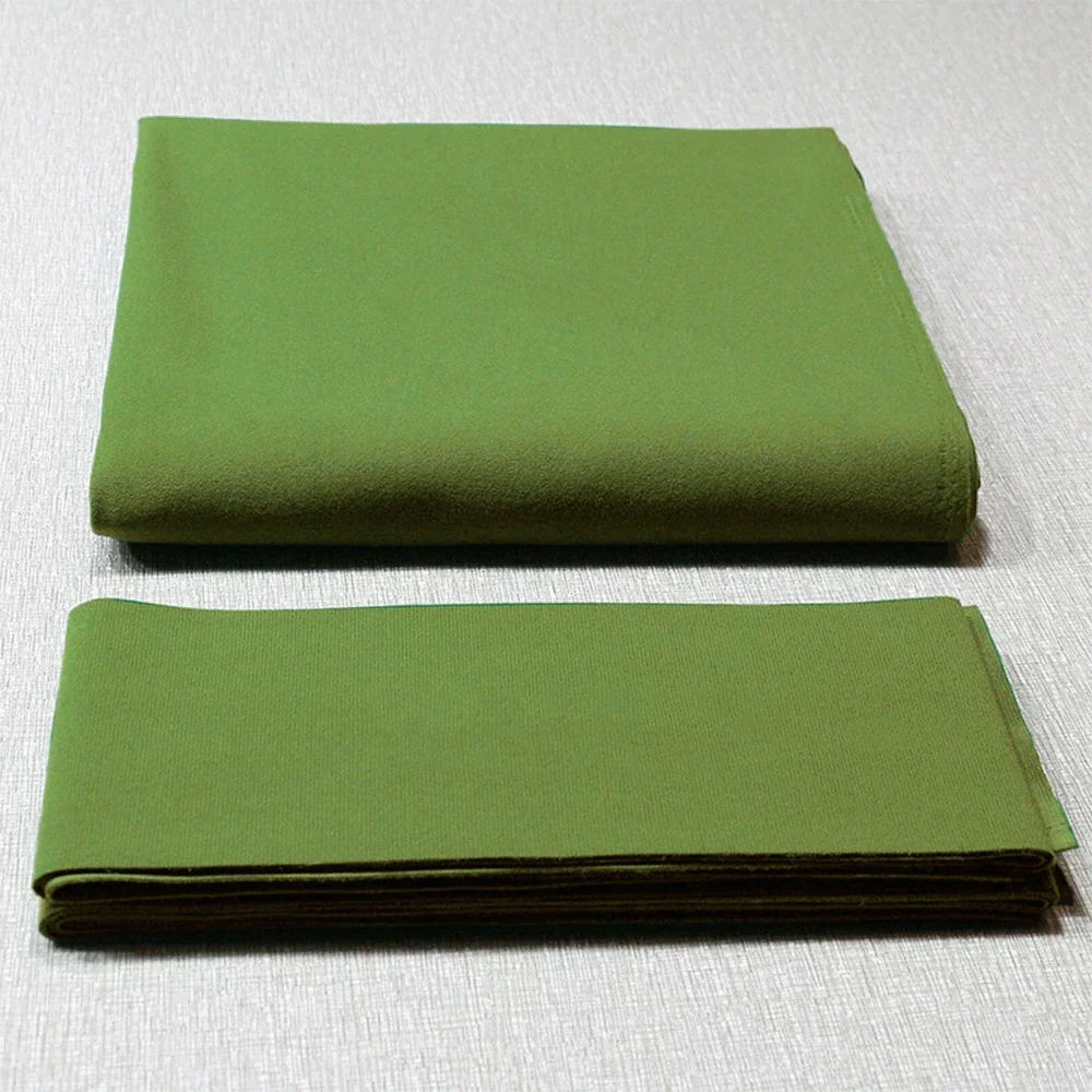 ARIX 7/8/9FT Billiard Table Cloth - High-Density Wool Blend, Anti-Pilling Durable Fabric for Smooth & Accurate Play - Lime Green - Image 2