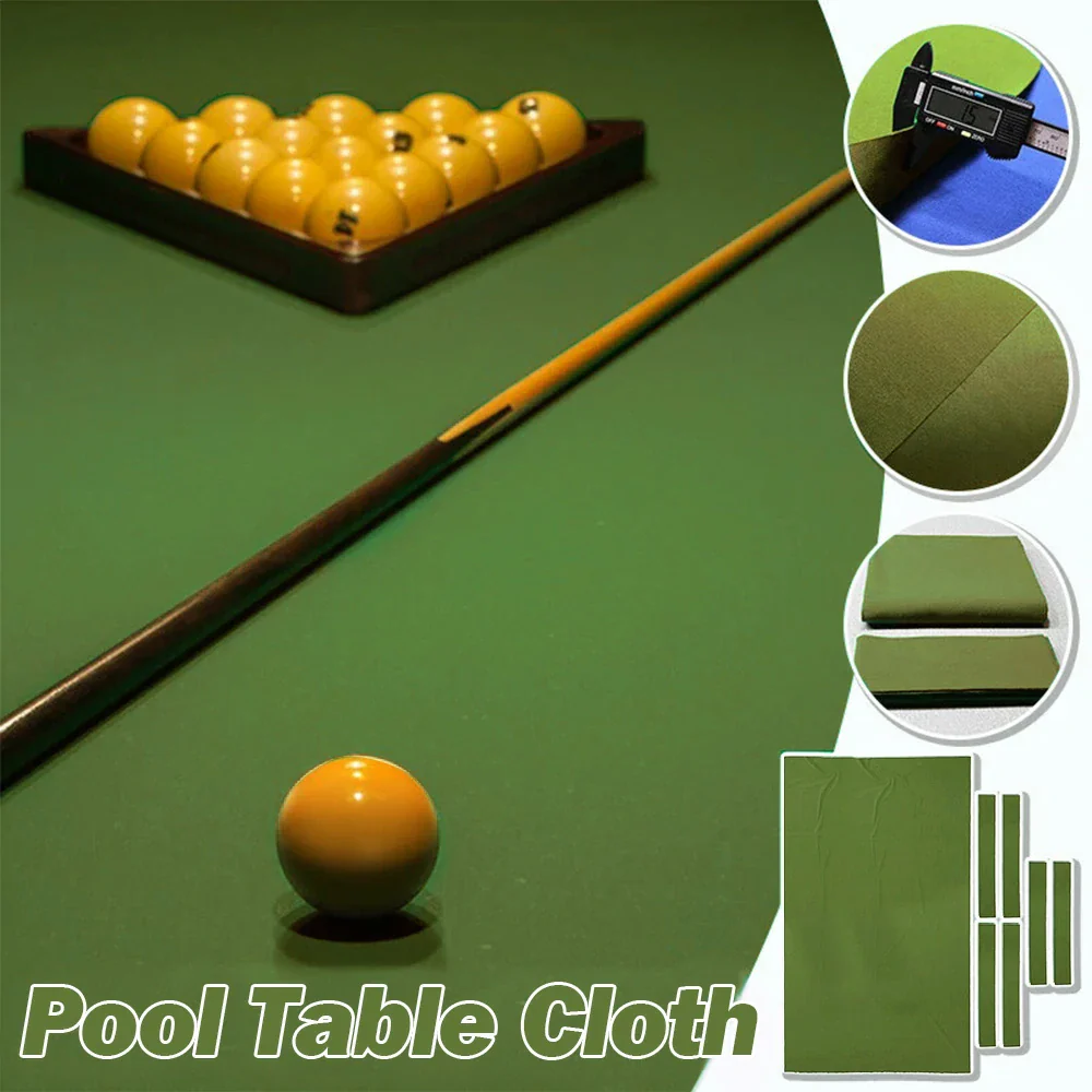 ARIX 7/8/9FT Billiard Table Cloth - High-Density Wool Blend, Anti-Pilling Durable Fabric for Smooth & Accurate Play - Lime Green - Image 3