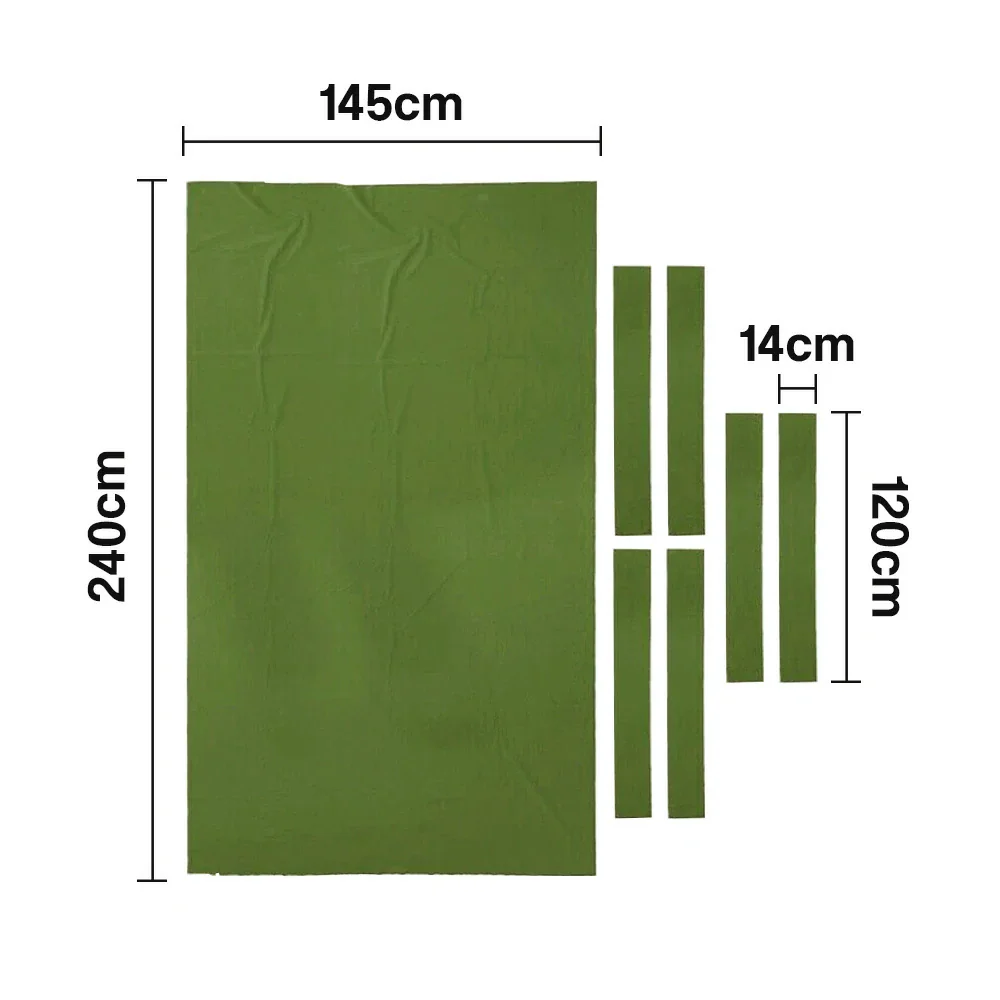 ARIX 7/8/9FT Billiard Table Cloth - High-Density Wool Blend, Anti-Pilling Durable Fabric for Smooth & Accurate Play - Lime Green - Image 6