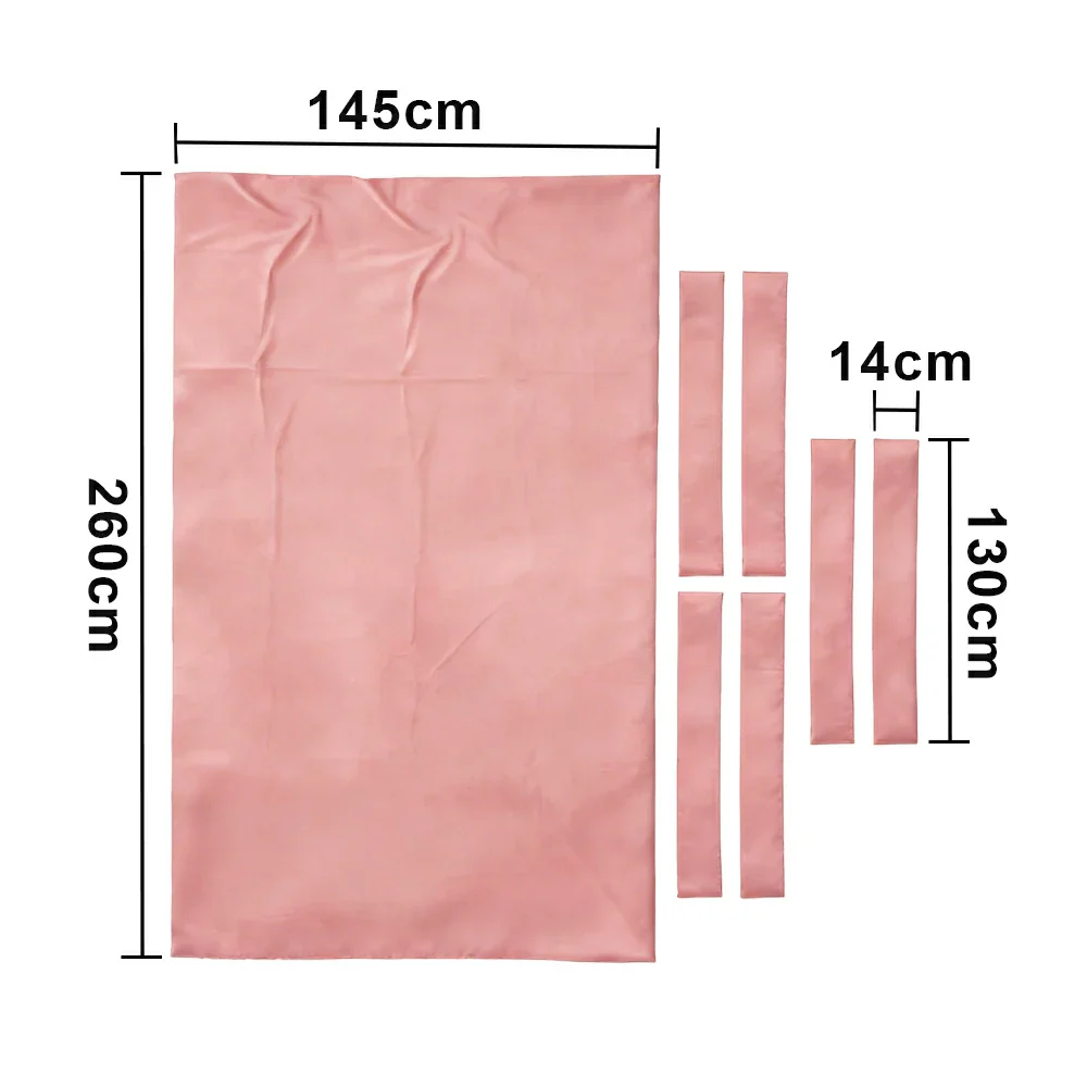ARIX 7/8/9FT Billiard Table Cloth - High-Density Wool Blend, Anti-Pilling Durable Fabric for Smooth & Accurate Play - Light Pink - Image 7