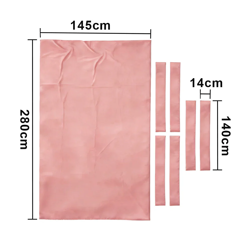 ARIX 7/8/9FT Billiard Table Cloth - High-Density Wool Blend, Anti-Pilling Durable Fabric for Smooth & Accurate Play - Light Pink - Image 8