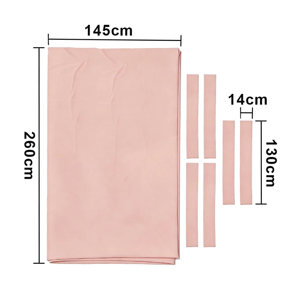 ARIX 7/8/9FT Billiard Table Cloth - High-Density Wool Blend, Anti-Pilling Durable Fabric for Smooth & Accurate Play - Nude Pink - Image 7