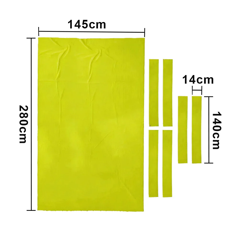 ARIX 7/8/9FT Billiard Table Cloth - High-Density Wool Blend, Anti-Pilling Durable Fabric for Smooth & Accurate Play - Neon Yellow - Image 8
