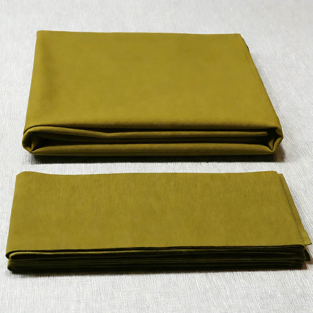 ARIX 7/8/9FT Billiard Table Cloth - High-Density Wool Blend, Anti-Pilling Durable Fabric for Smooth & Accurate Play - Olive Yellow - Image 2