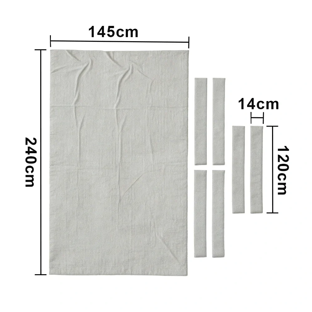 ARIX 7/8/9FT Billiard Table Cloth - High-Density Wool Blend, Anti-Pilling Durable Fabric for Smooth & Accurate Play - Pure White - Image 6