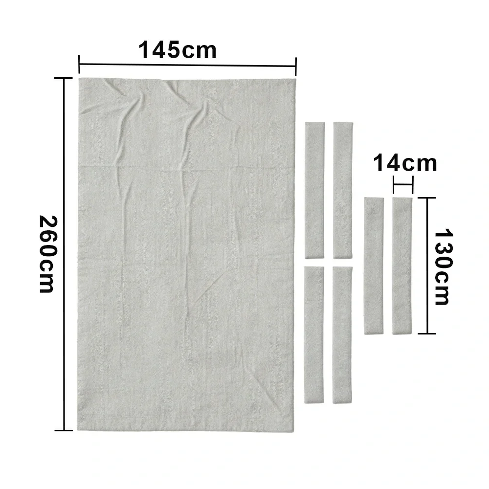 ARIX 7/8/9FT Billiard Table Cloth - High-Density Wool Blend, Anti-Pilling Durable Fabric for Smooth & Accurate Play - Pure White - Image 7