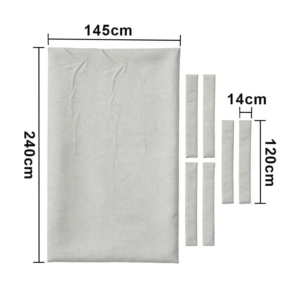 ARIX 7/8/9FT Billiard Table Cloth - High-Density Wool Blend, Anti-Pilling Durable Fabric for Smooth & Accurate Play - Silver Grey - Image 6