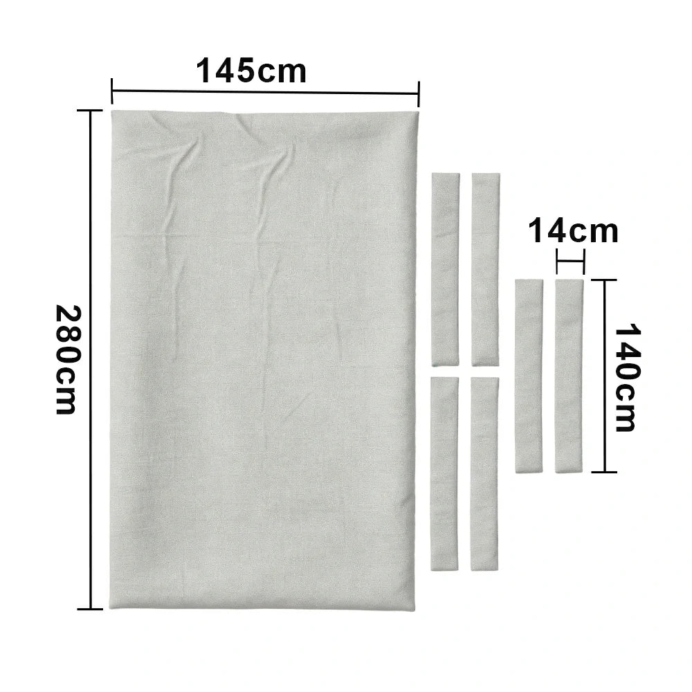 ARIX 7/8/9FT Billiard Table Cloth - High-Density Wool Blend, Anti-Pilling Durable Fabric for Smooth & Accurate Play - Silver Grey - Image 8