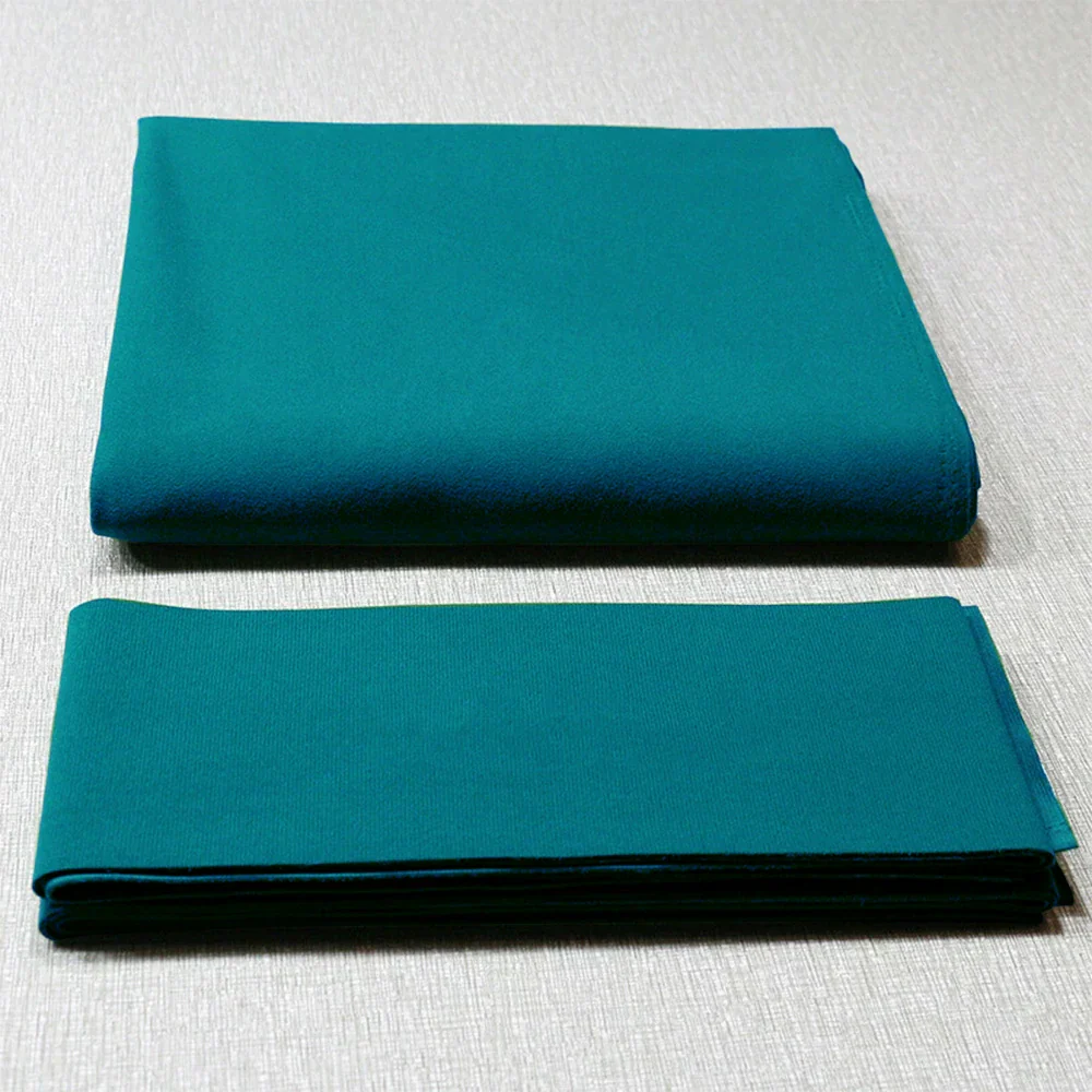 ARIX 7/8/9FT Billiard Table Cloth - High-Density Wool Blend, Anti-Pilling Durable Fabric for Smooth & Accurate Play - Teal Blue - Image 2