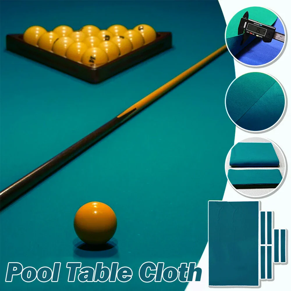 ARIX 7/8/9FT Billiard Table Cloth - High-Density Wool Blend, Anti-Pilling Durable Fabric for Smooth & Accurate Play - Teal Blue - Image 3