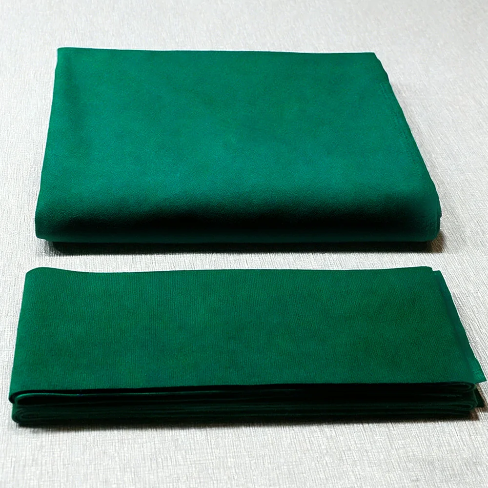 ARIX 7/8/9FT Billiard Table Cloth - High-Density Wool Blend, Anti-Pilling Durable Fabric for Smooth & Accurate Play - Teal Green - Image 2