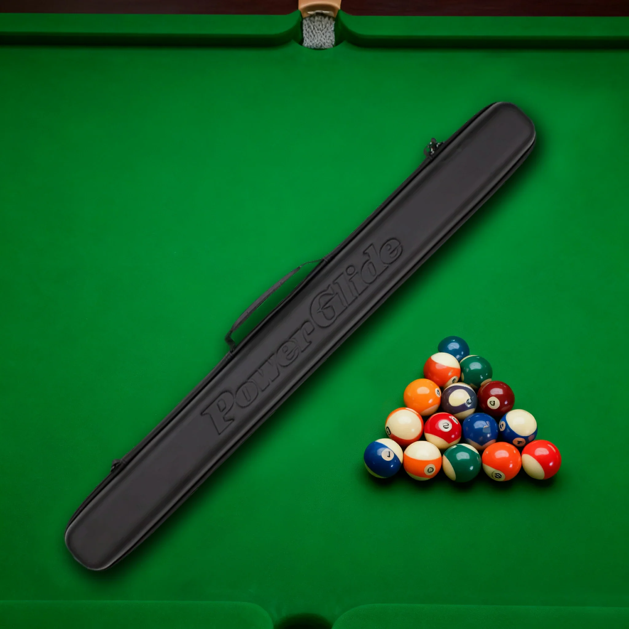 ARIX Dual Cue Case Set, Hard Protective Design with Soft Interior Padding & Full-Length Zippers – 2-Piece Cue Cases - Black - Image 2