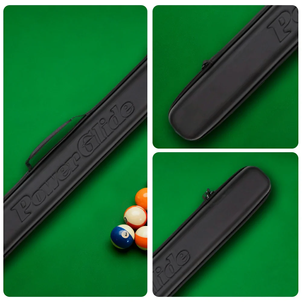 ARIX Dual Cue Case Set, Hard Protective Design with Soft Interior Padding & Full-Length Zippers – 2-Piece Cue Cases - Black - Image 3