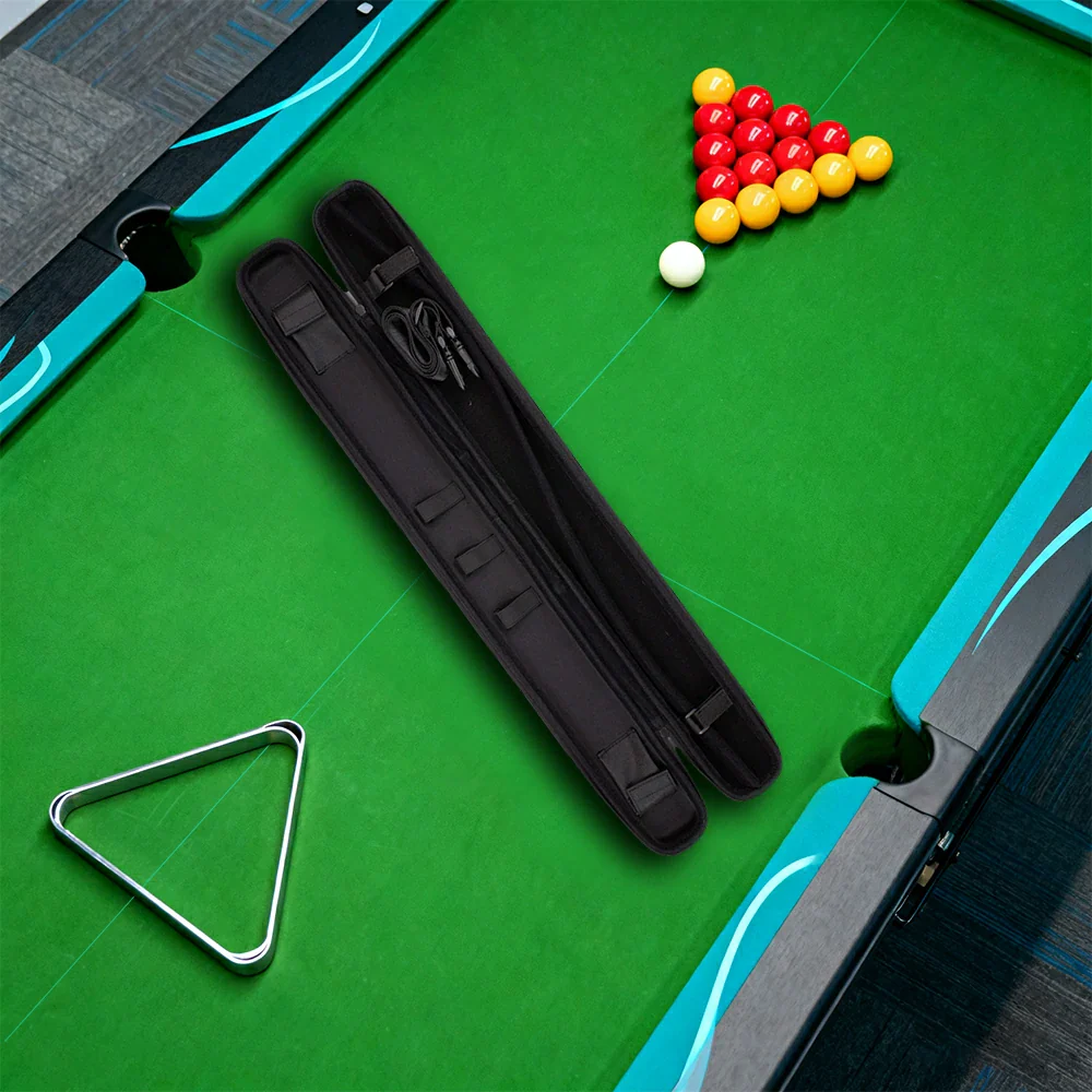 ARIX Dual Cue Case Set, Hard Protective Design with Soft Interior Padding & Full-Length Zippers – 2-Piece Cue Cases - Black - Image 4