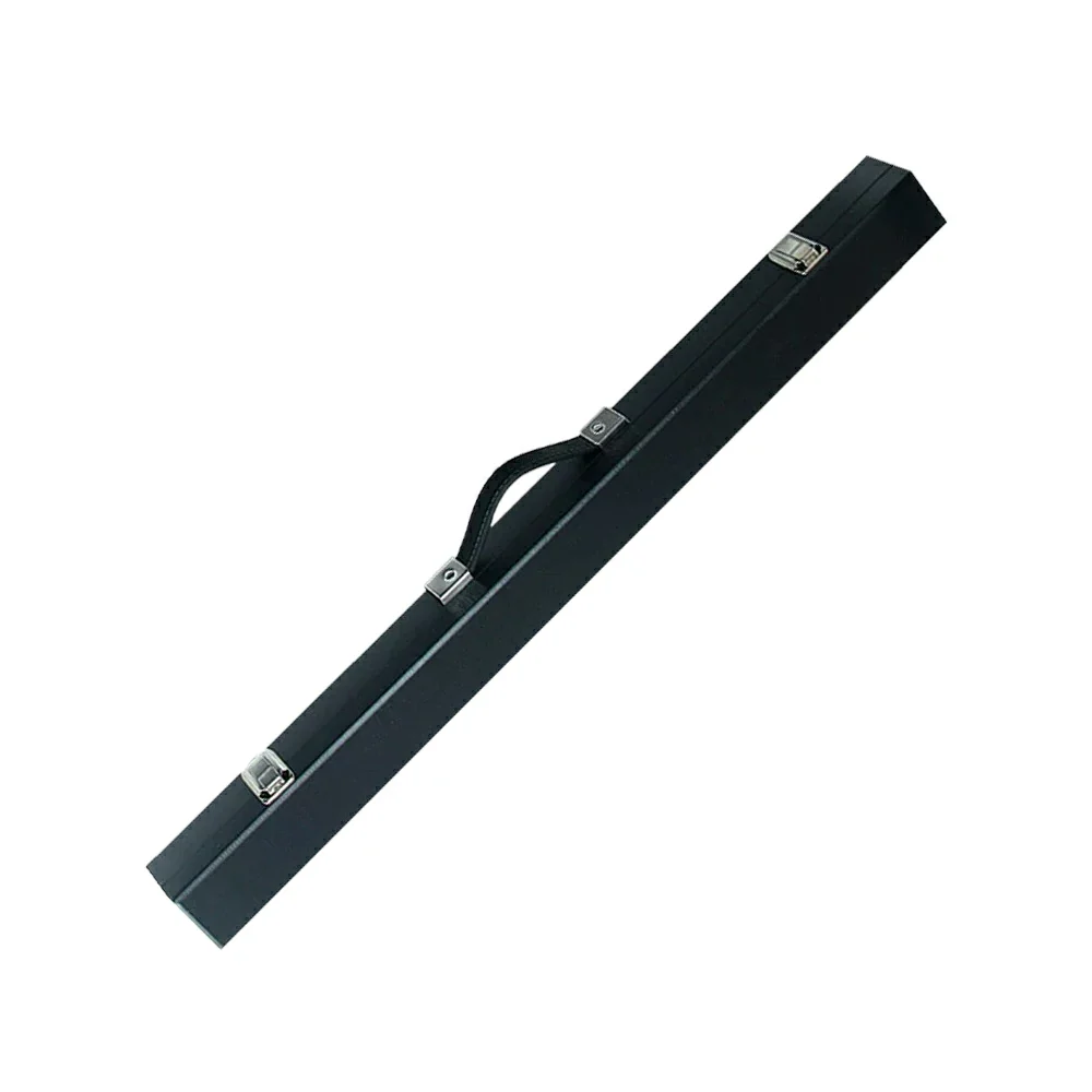 ARIX 32" Boxed Hard Cue Case Set, Rigid Shell with Soft Fabric Padding & Metal Clasps – 2-Piece Cue Protection Cases - Black