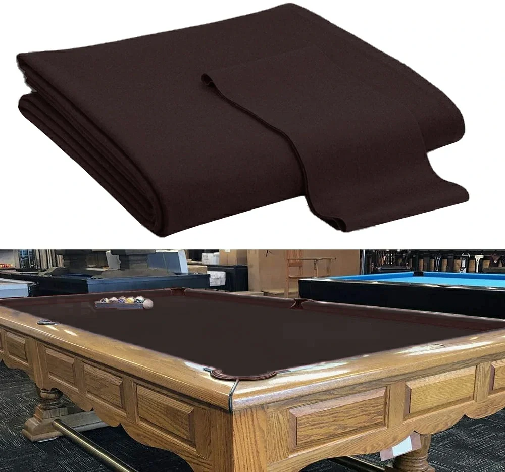Hainsworth Smart Precut Cloth - 7/8/9FT Professional Speed & Control, 460gsm Directional Nap for Snooker & Pool Tables - Nutmeg - Image 4