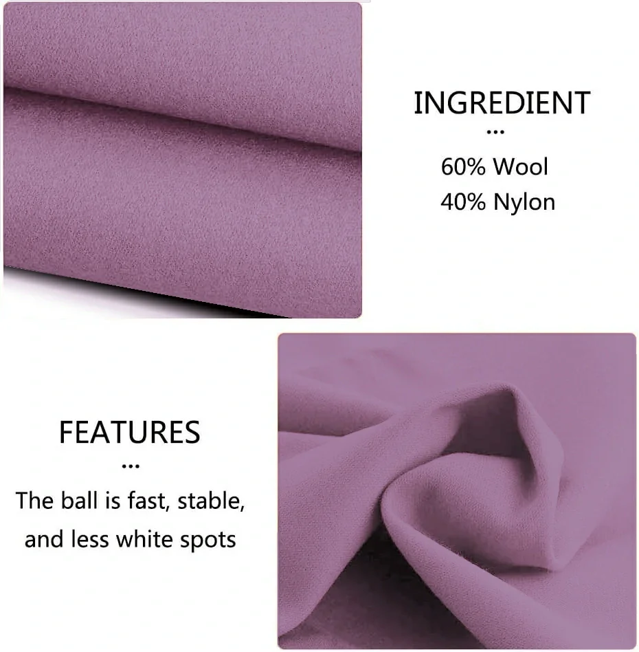 Hainsworth Smart Precut Cloth - 7/8/9FT Professional Speed & Control, 460gsm Directional Nap for Snooker & Pool Tables - Pink - Image 2