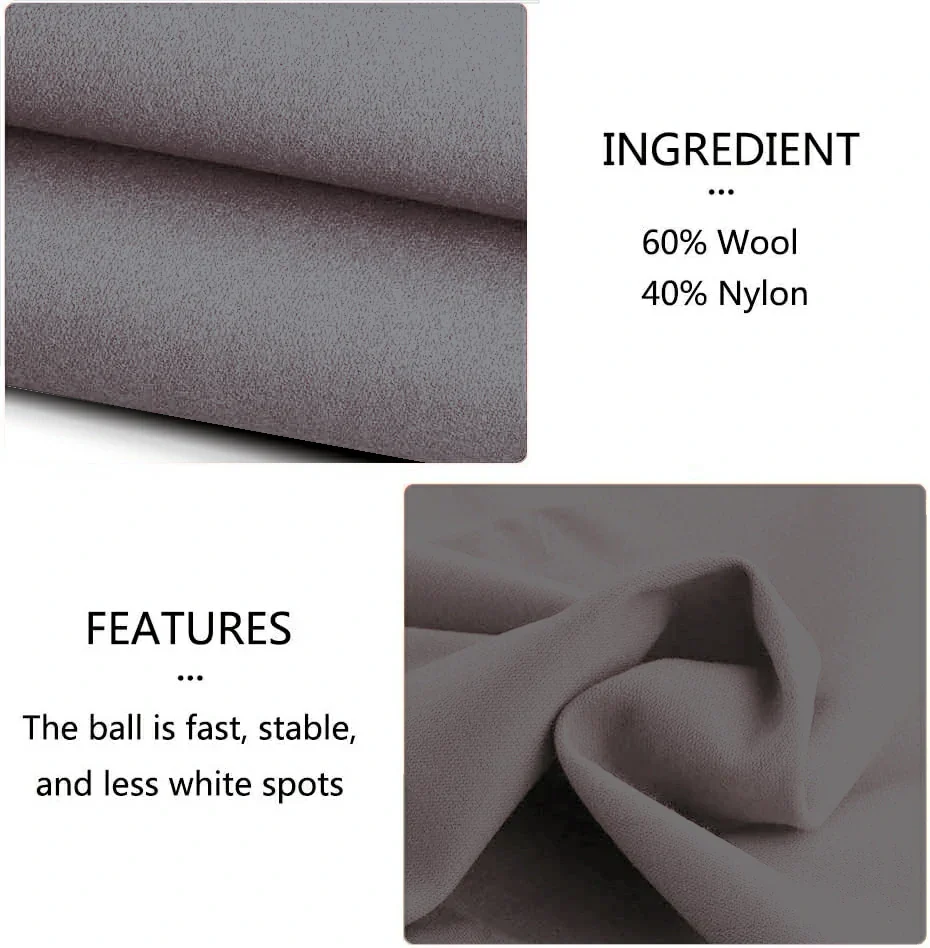 Hainsworth Smart Precut Cloth - 7/8/9/12FT Professional Speed & Control, 460gsm Directional Nap for Snooker & Pool Tables - Silver - Image 2