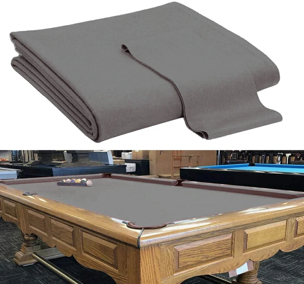 Hainsworth Smart Precut Cloth - 7/8/9/12FT Professional Speed & Control, 460gsm Directional Nap for Snooker & Pool Tables - Silver - Image 4