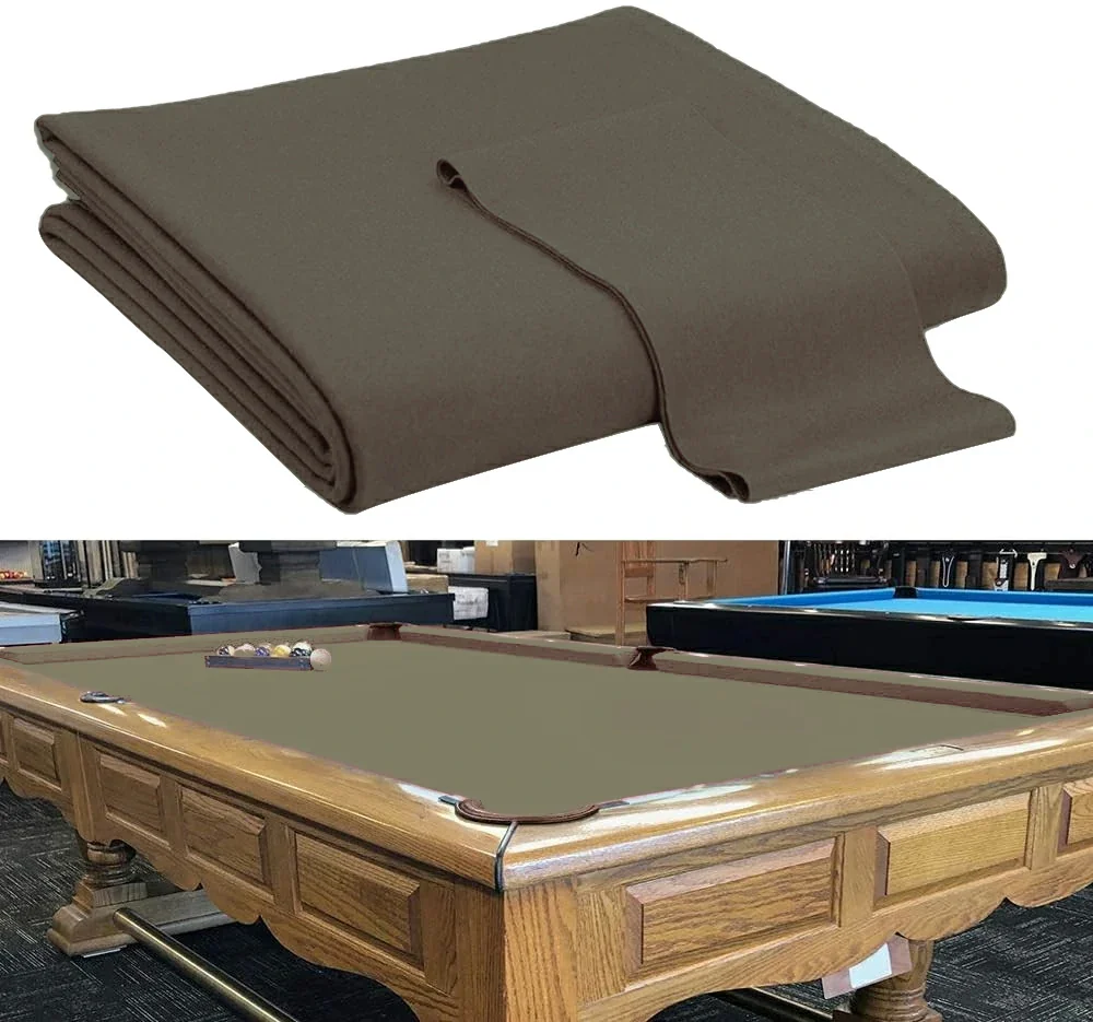 Hainsworth Smart Precut Cloth - 7/8/9FT Professional Speed & Control, 460gsm Directional Nap for Snooker & Pool Tables - Taupe - Image 4