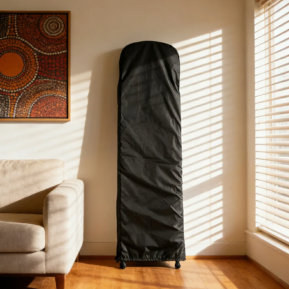 ARIX Heavy-Duty Ladder Cover - 420D Oxford Fabric with Waterproof & Dustproof Protection, Full-Length Outdoor Storage Cover for Foldable Ladders 124/154cm - Black - Image 2
