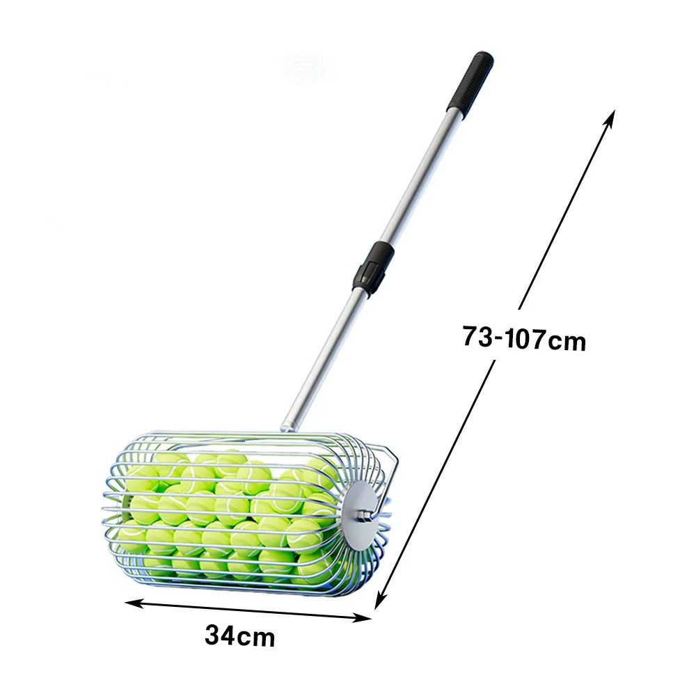 ARIX Ball Collector 34/44cm Adjustable Height Stainless Steel Frame - Large Capacity Quick Pickup and Easy Release Design - Image 5