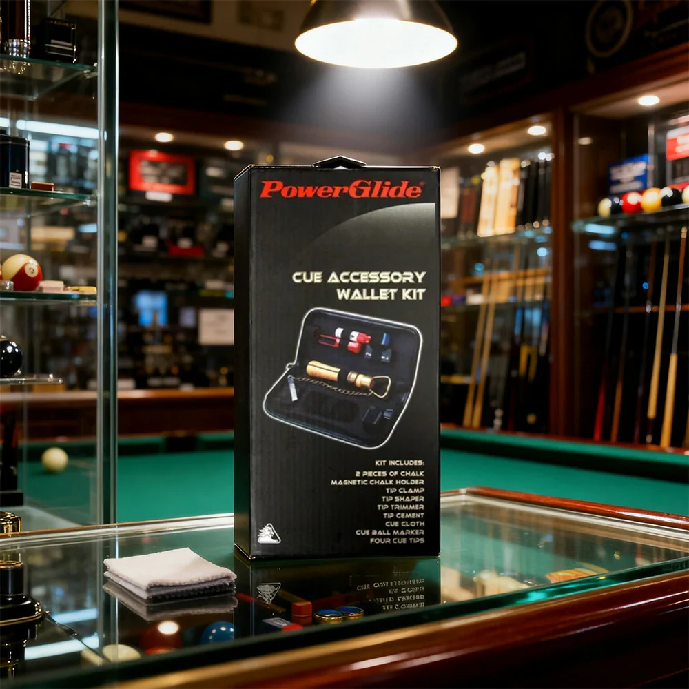 ARIX Deluxe Cue Accessory Wallet, Complete Billiard Tip & Care Toolkit - Image 2