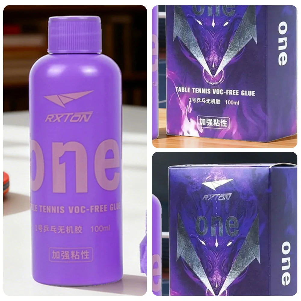 ARIX 50/100ml Table Tennis VOC-Free Glue - Strong Bonding, Smooth Application, Stable Elastic Film - Purple - Image 3