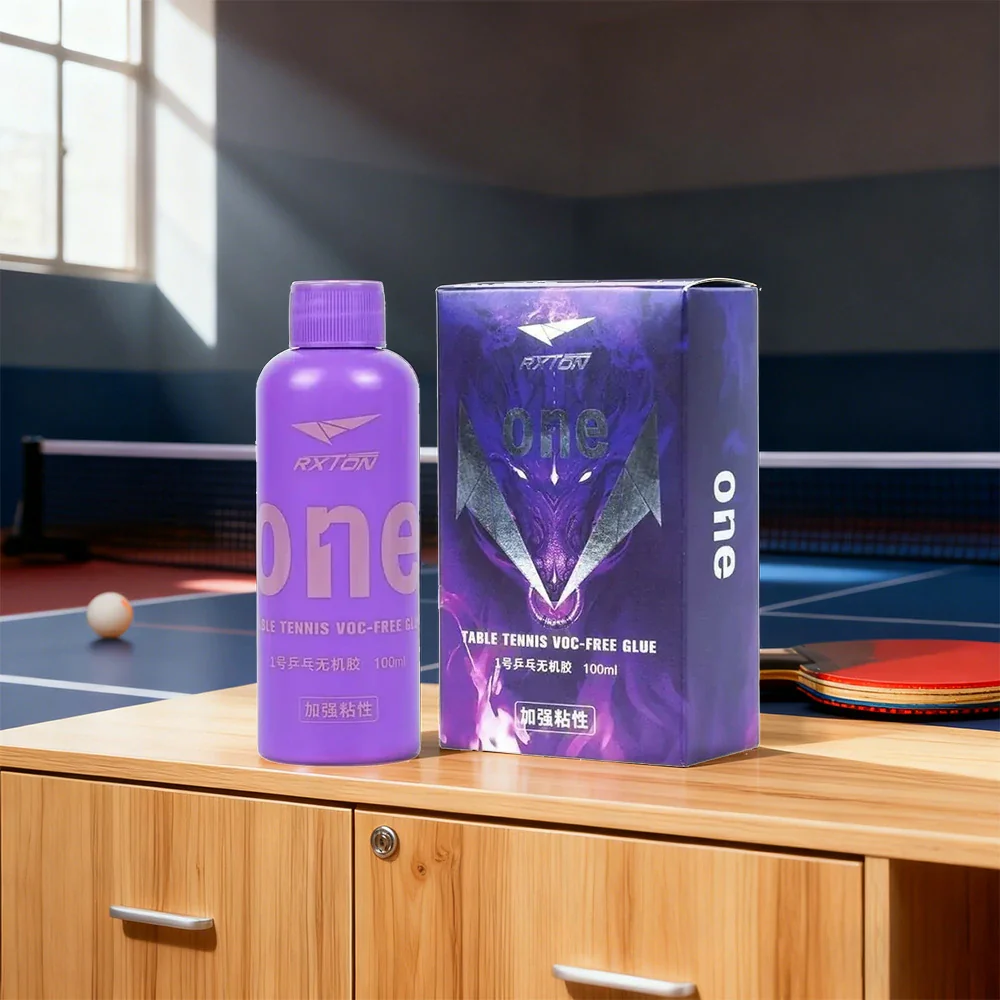 ARIX 50/100ml Table Tennis VOC-Free Glue - Strong Bonding, Smooth Application, Stable Elastic Film - Purple - Image 4