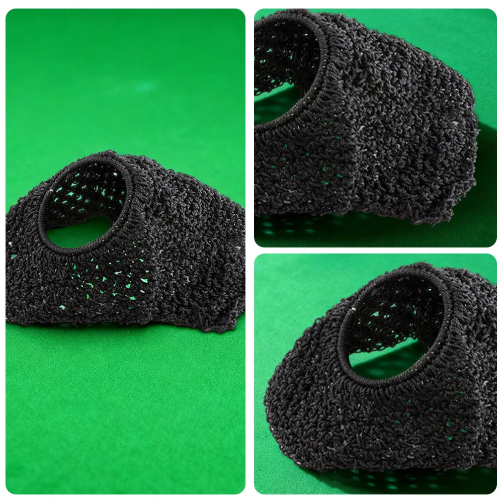 ARIX Empire-Style Billiard Rail Nets 6-Pack, Durable Replacement Pockets - Black - Image 3